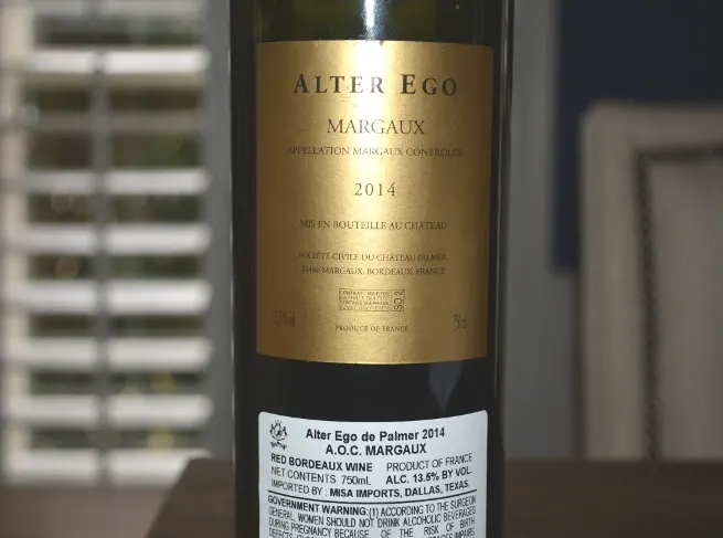 2014 Chateau Palmer Alter Ego de Palmer 2