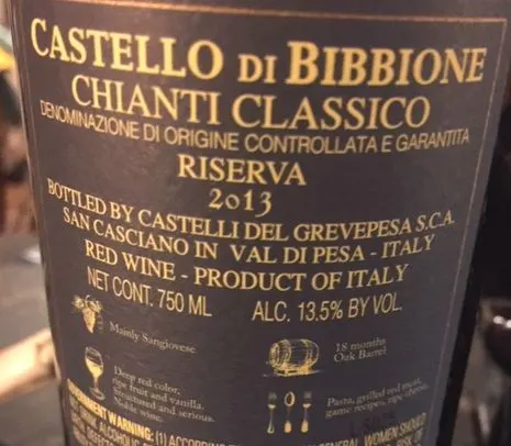 2013 Castello di Bibbione Chianti Classico Riserva