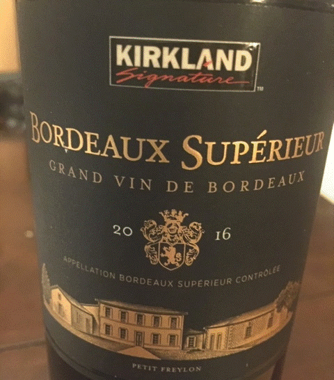 2016 Kirkland Signature Bordeaux Superieur
