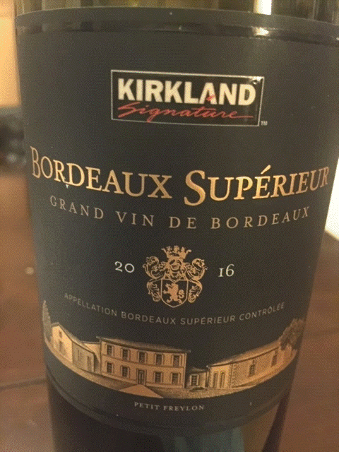 2016 Kirkland Bordeaux Superieur