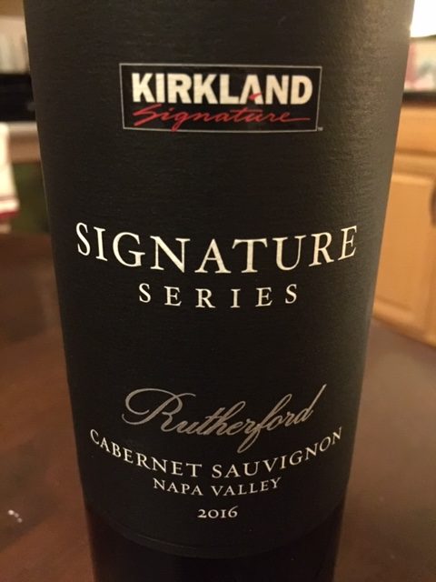2016 Kirkland Signature Rutherford Cabernet Sauvignon