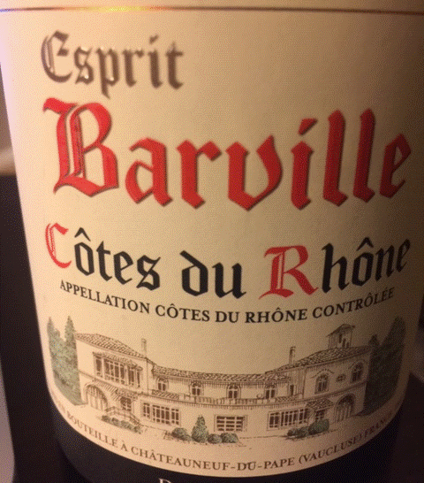 2016 Barville Cotes du Rhone