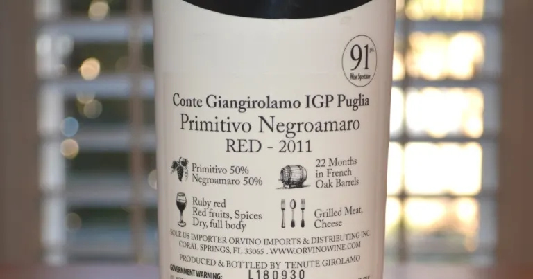 2011 Tenute Girolamo Conte Giangirolamo IGP Puglia