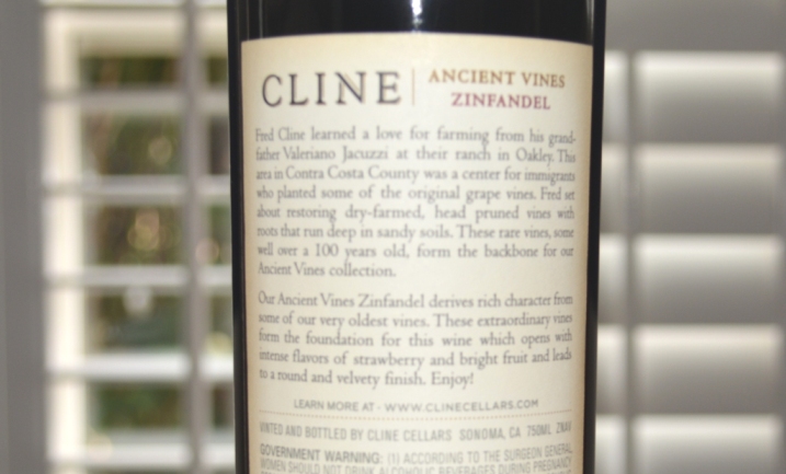 Cline Ancient Vines Zinfandel