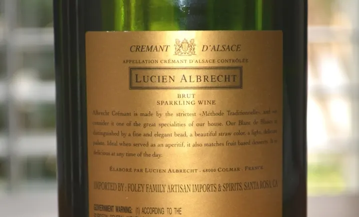 Lucien Albrecht Cremant d'Alsace Brut
