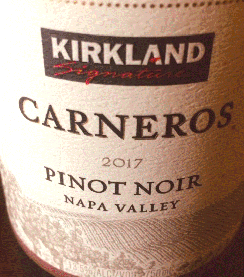 2017 Kirkland Carneros Pinot Noir