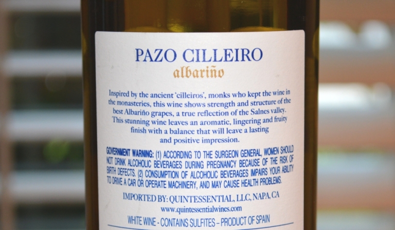 2017 Bodegas Muriel Pazo Cilleiro Rias Baixas Albariño