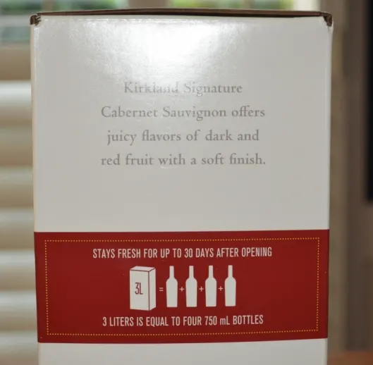 Kirkland Box Cabernet