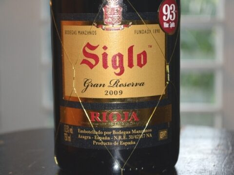 2009 Siglo Gran Reserva Rioja