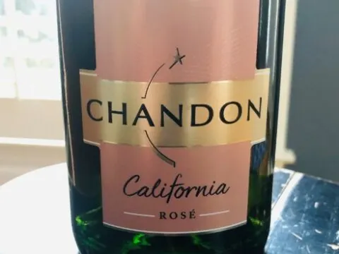 Chandon California Rose Sparkling Wine, 750 ml Glass Bottle