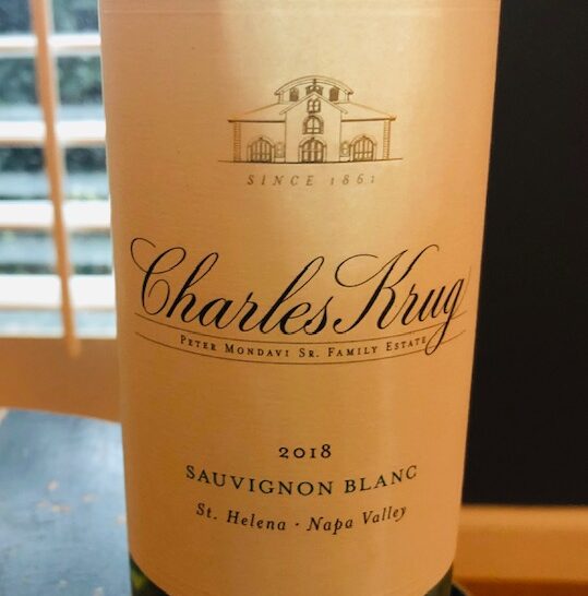 2018 Charles Krug Napa Sauvignon Blanc