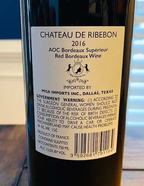 Chateau de Ribebon Bordeaux