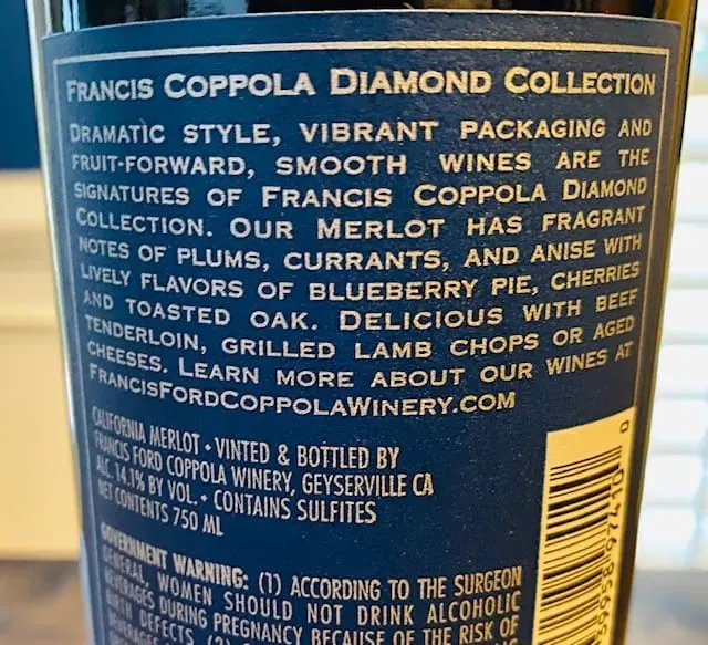 Coppola Merlot