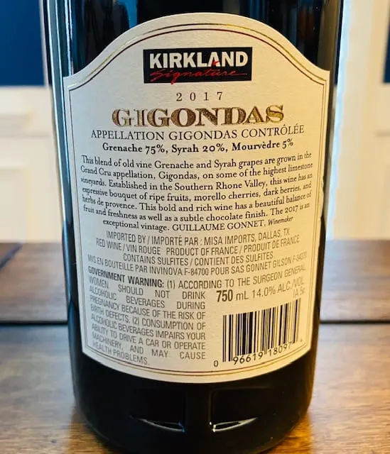 2017 Kirkland Gigondas