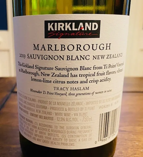 Kirkland Ti Point Sauvignon Blanc