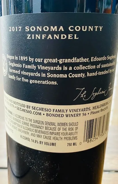 Seghesio Zinfandel