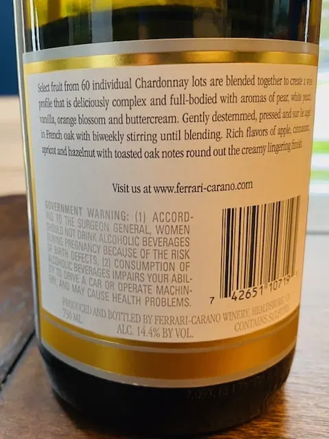 Ferrari-Carano Chardonnay Sonoma