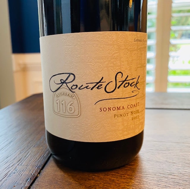 2017 RouteStock 116 Pinot Noir Sonoma Coast