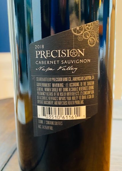 2018 Precision Cabernet Sauvignon Napa Valley | CostcoWineBlog.com