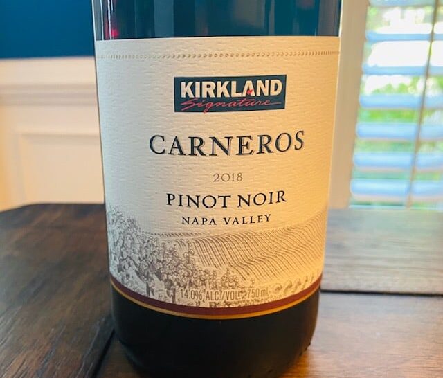 2018 Kirkland Signature Carneros Pinot Noir