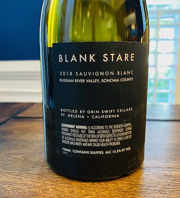 2018 Blank Stare Sauvignon Blanc | CostcoWineBlog.com