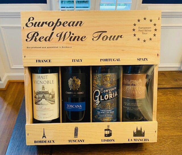 Costco 4 Bottle European Wine Tour Boxed Set