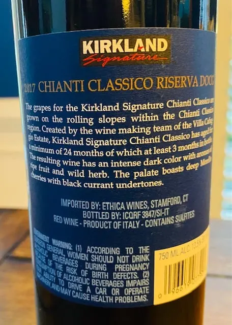 Kirkland Chianti Classico