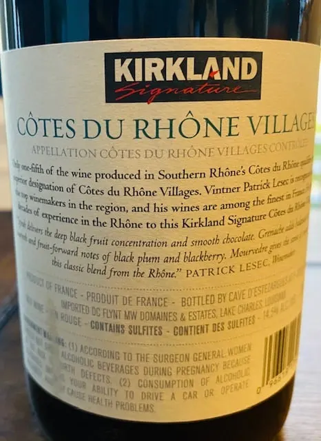 Kirkland Cotes du Rhone