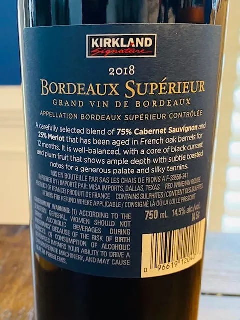 Kirkland Bordeaux Superieur