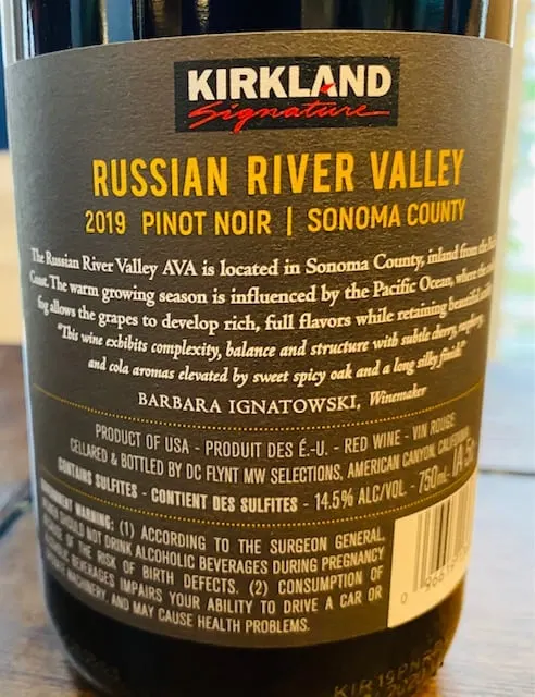 Kirkland Russian River Pinot