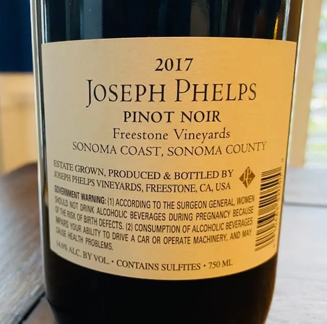 Joseph Phelps Freestone Pinot