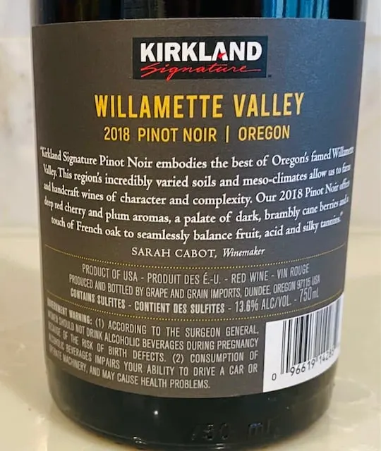 Kirkland Willamette Pinot