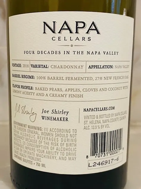 Napa Cellars Chardonnay