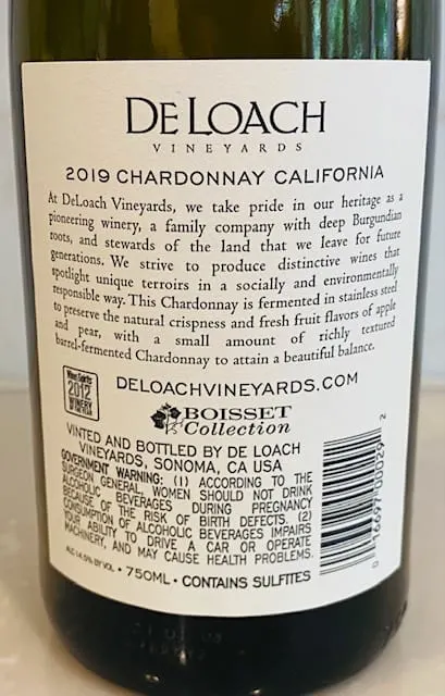 DeLoach Chardonnay