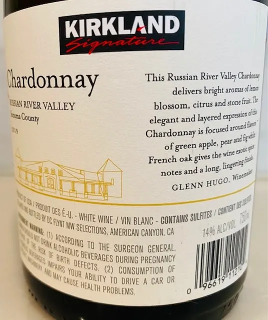 Kirkland Russian River Chardonnay