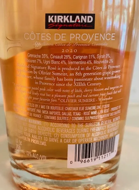 Kirkland Signature Cotes De Provence Rosé