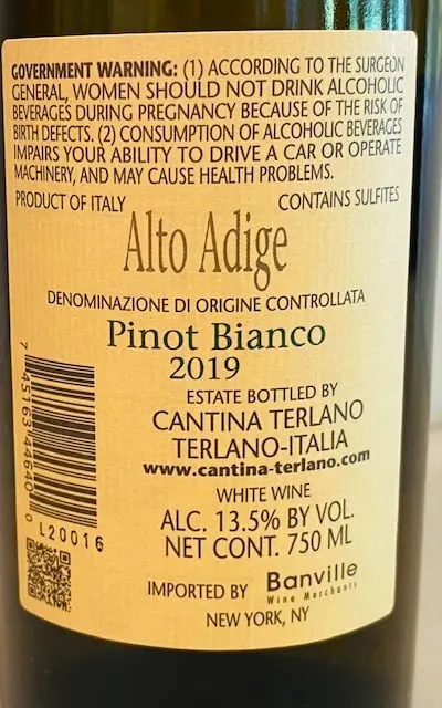 Terlan Pinot Bianco