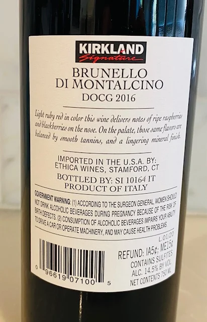 Kirkland Brunello