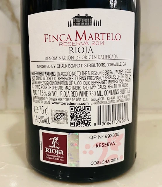 Finca Martelo Rioja