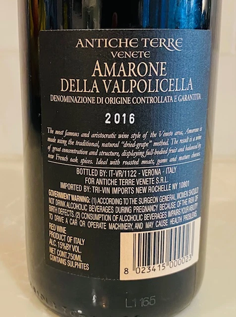 Covalli Amarone della Valpolicella - 750ML