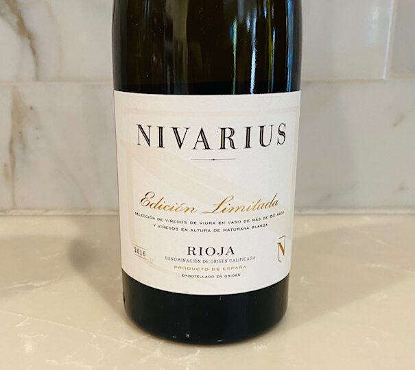 2016 Nivarius Rioja Edicion Limitada Blanco
