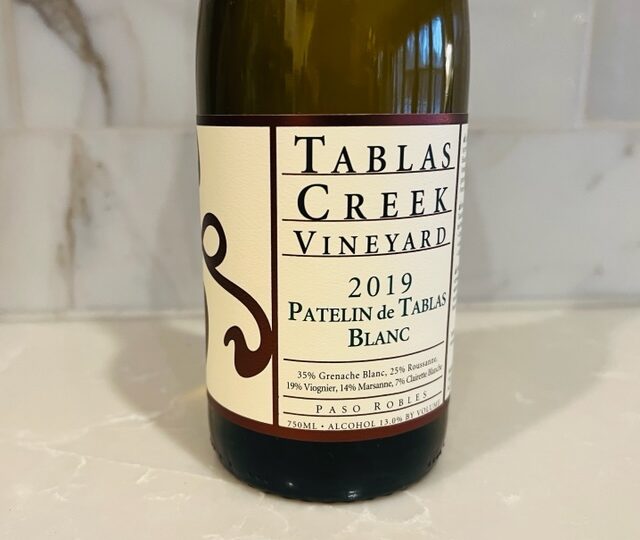 2019 Tablas Creek Patelin De Tablas Blanc