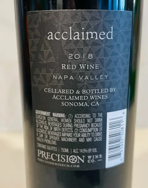 Acclaimed Red Wine