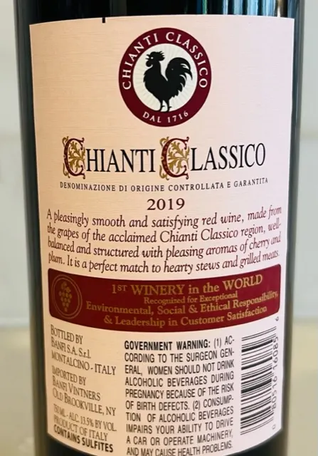 2019 Banfi Chianti Classico