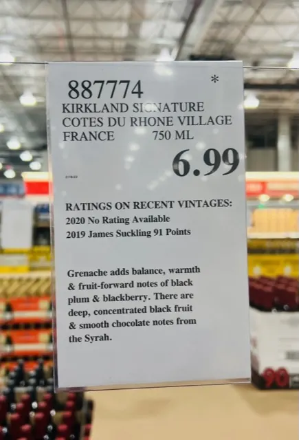 Kirkland Signature Cotes du Rhone