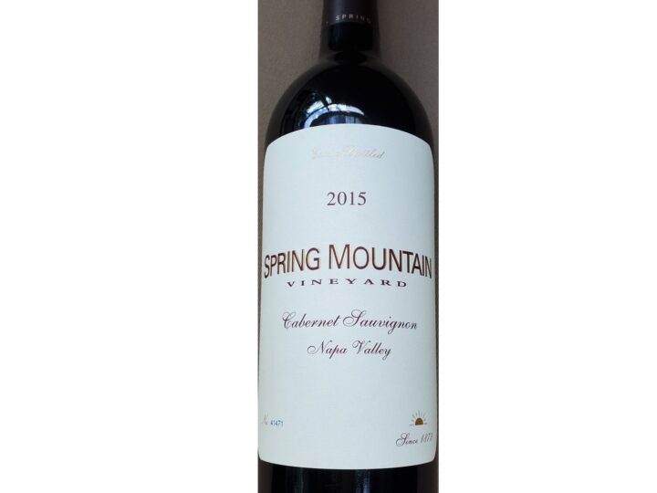 2015 Spring Mountain Estate Cabernet Sauvignon
