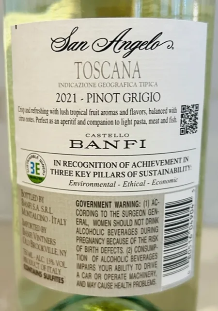 Banfi San Angelo Pinot Grigio