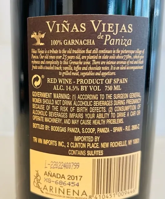 Paniza Garnacha