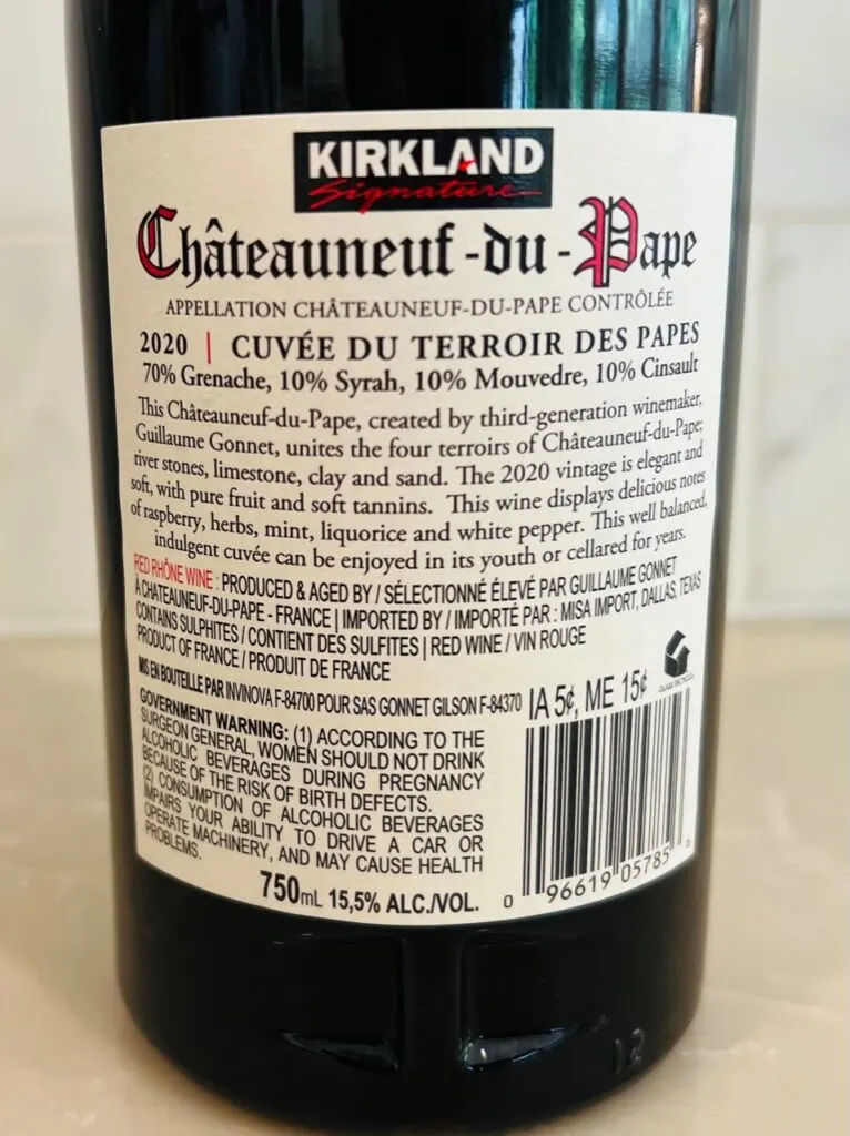 Kirkland Signature Chateauneuf du Pape