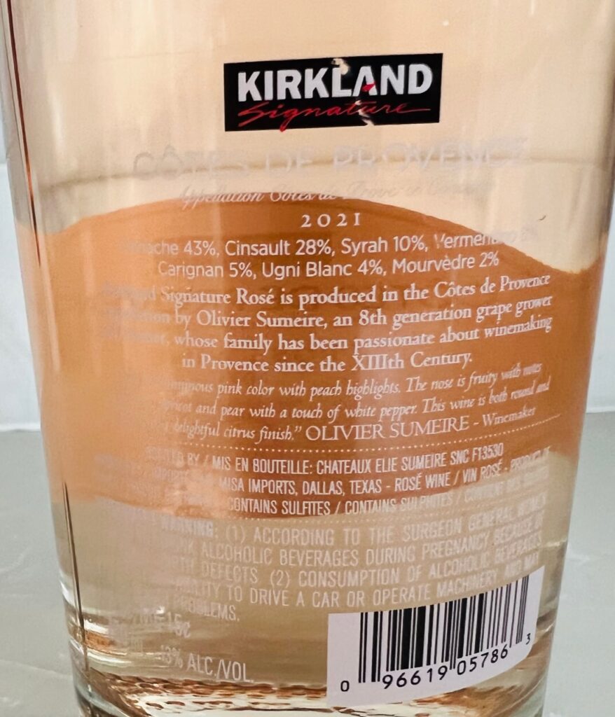 Kirkland Cotes De Provence Rosé